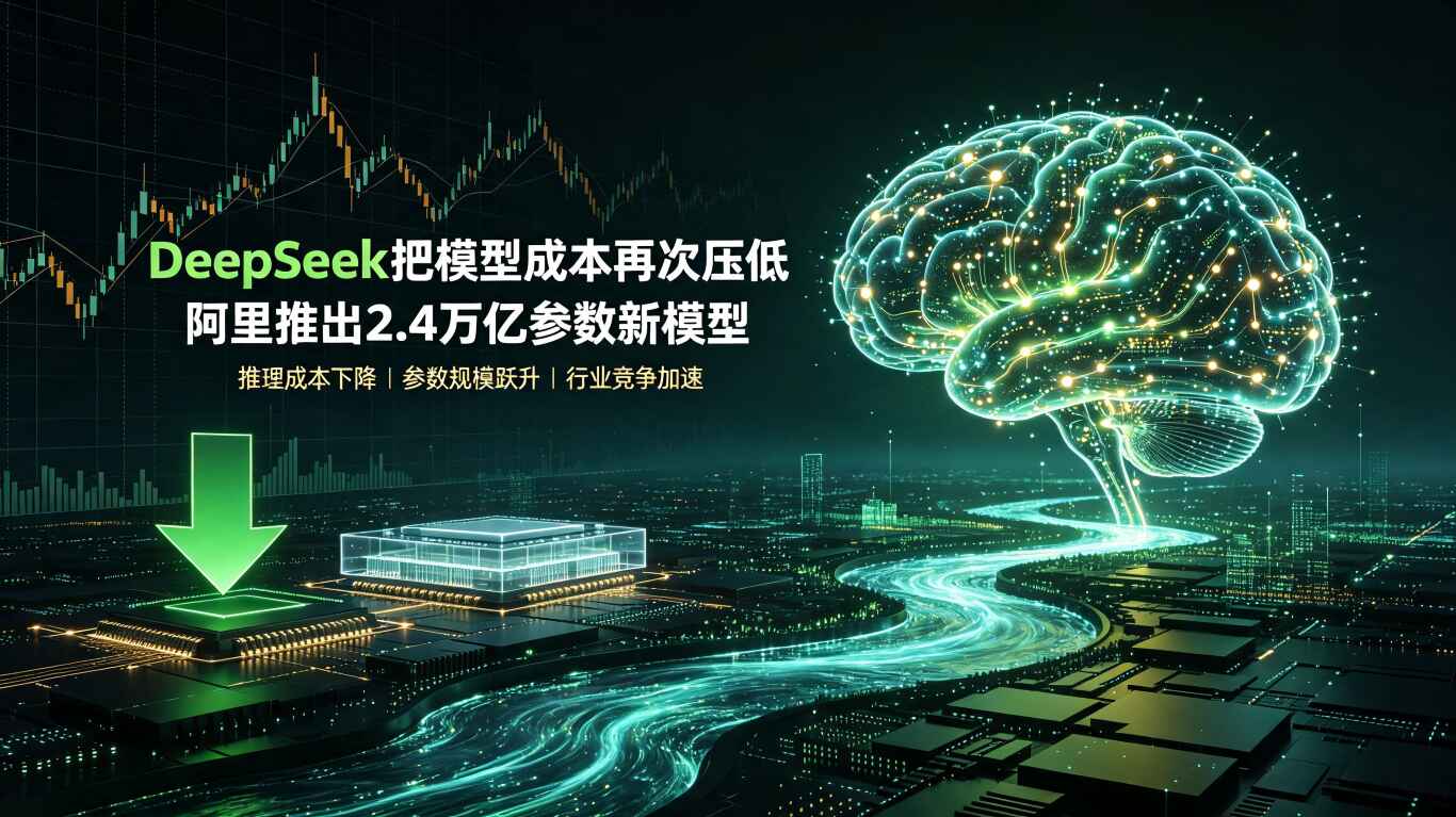 DeepSeek把模型成本再次压低，阿里推出2.4万亿参数新模型